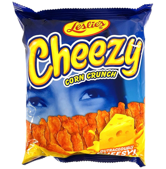 Leslie’s Cheezy Corn Crunch - Outrageously Cheesy 70g - Asian Online Superstore UK