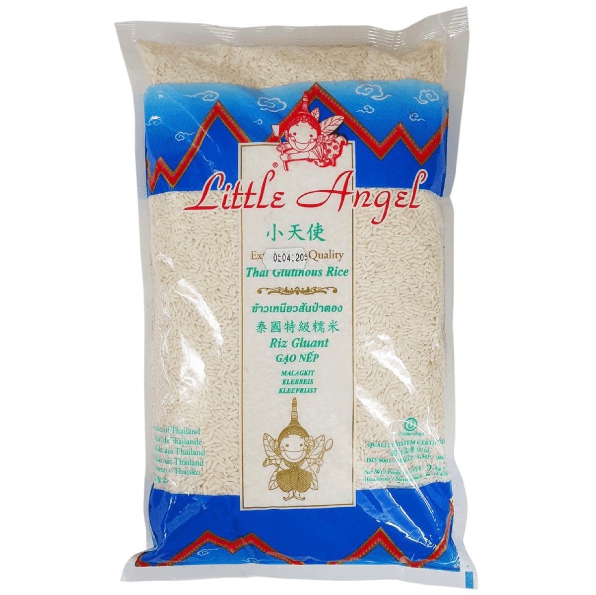 Little Angel Thai Glutinous Rice(Sticky Rice) 2kg - Asian Online Superstore UK