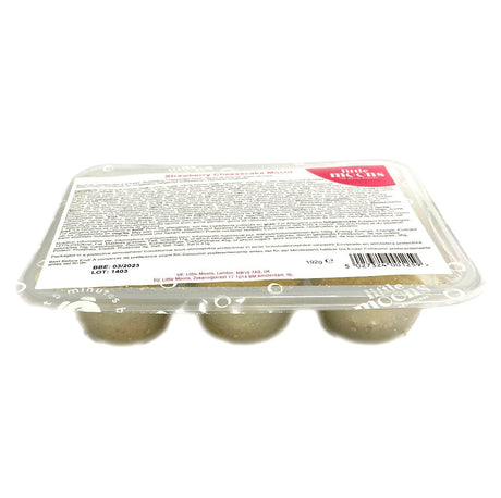 Little Moons Strawberry Cheese Cake Mochi Ice Cream (6pc) 192g - Asian Online Superstore UK