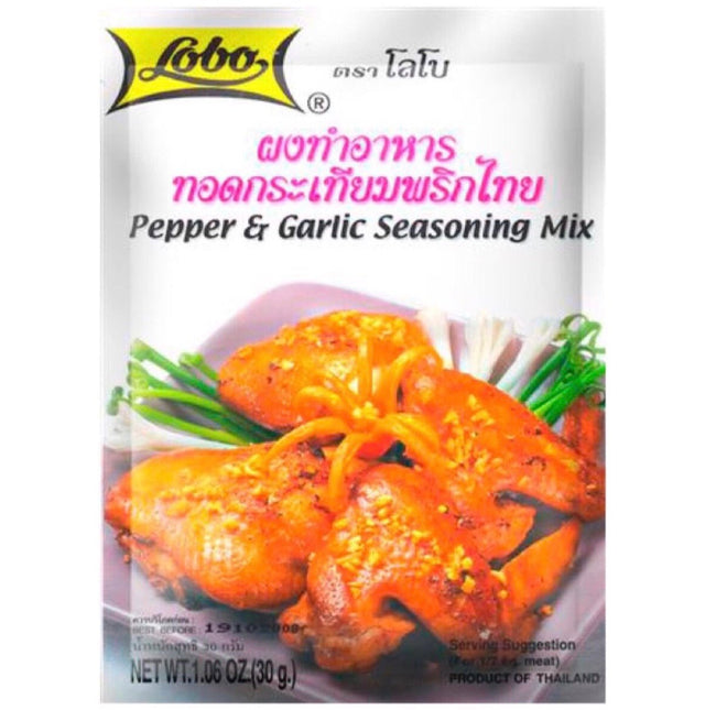 Lobo Pepper & Garlic Seasoning Mix 30g - Asian Online Superstore UK