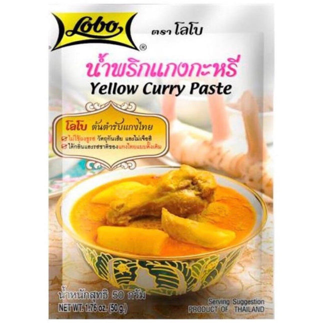Lobo Yellow Curry Paste 50g - Asian Online Superstore UK