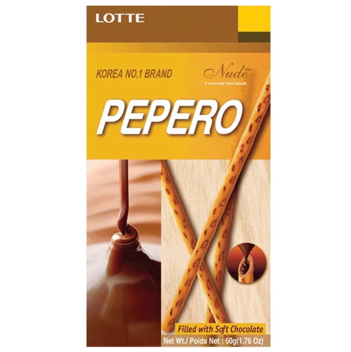 Lotte Pepero Choco Filled Flavour Biscuit Sticks 50g - Asian Online Superstore UK