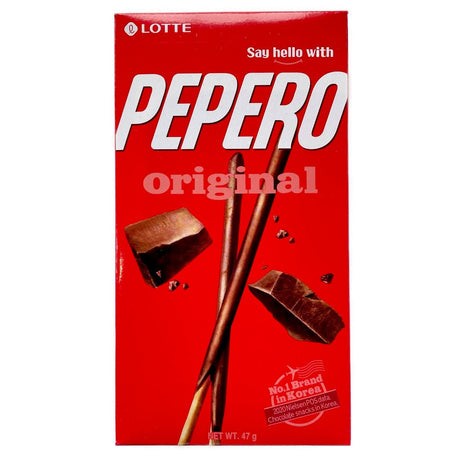 Lotte Pepero Original Flavour Biscuit Sticks 47g - Asian Online Superstore UK