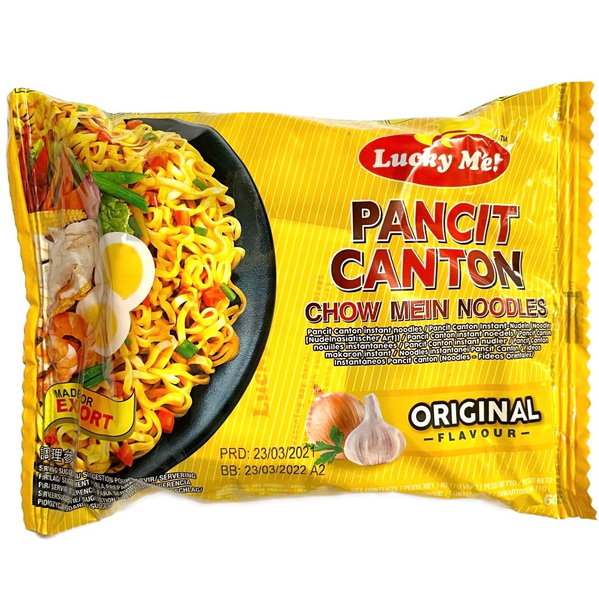Lucky Me Pancit Canton Original Flavor (Instant Fried Noodle/Chowmien) 60g - Asian Online Superstore UK