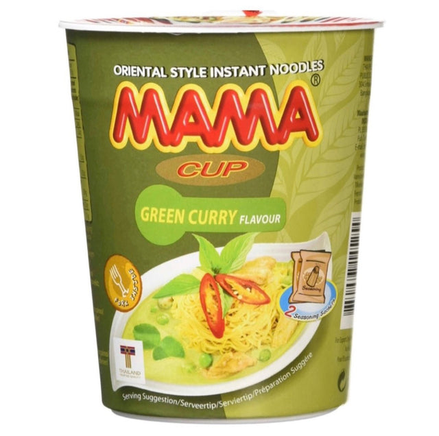 Mama Cup Green Curry Flavour 70g - Asian Online Superstore UK