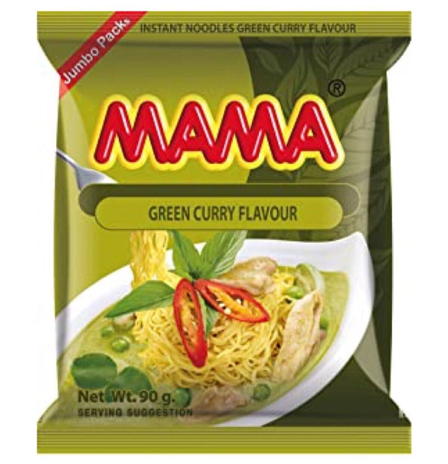 Mama Noodle Green Curry (Jumbo Pack) 90g - Asian Online Superstore UK