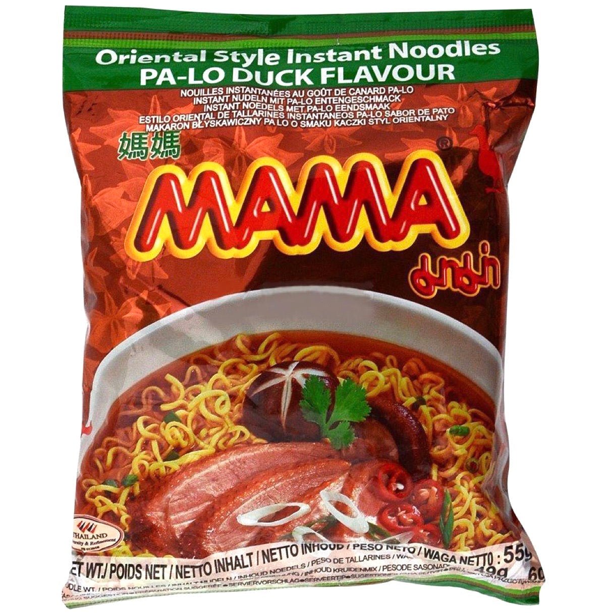 Mama Palo Duck Instant Noodle 1Box(30x55g) 1.65kg - Asian Online Superstore UK
