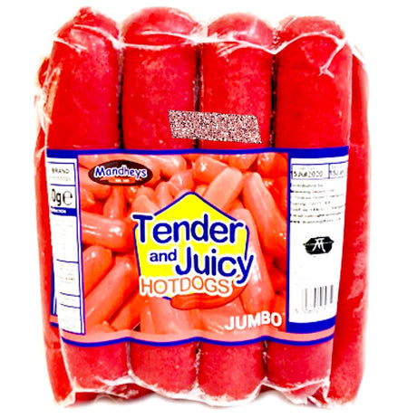 Mandhey’s Manyaman Tender & Juicy Jumbo Pork Hotdogs 750g - Asian Online Superstore UK