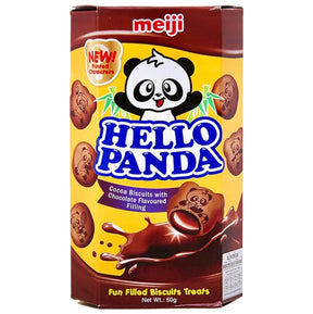 Meiji Hello Double Chocolate Biscuit (Cocoa & Chocolate) 50g | Asian Grocery UK