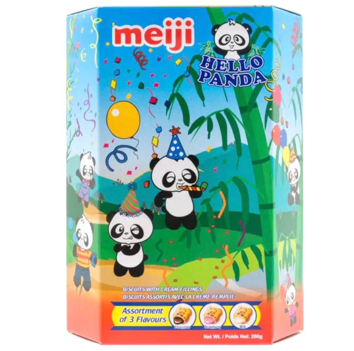 Meiji Hello Panda Assorted Biscuit 260g - Asian Online Superstore UK