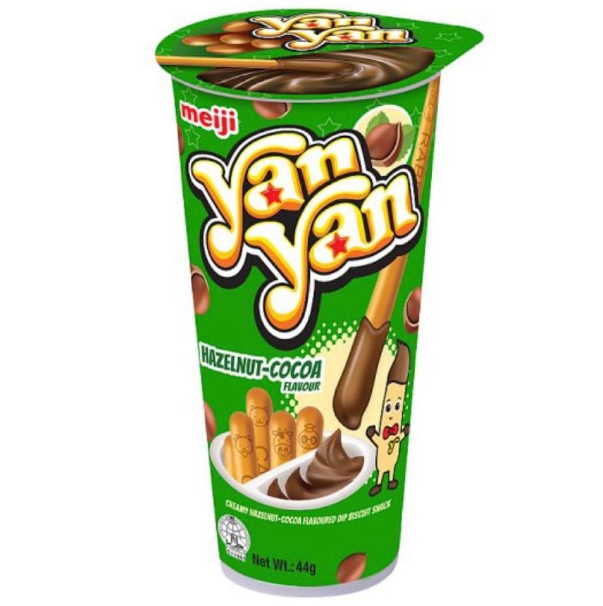 Meiji Yan Yan Hazelnut - Cocoa Flavour Biscuit 50g - Asian Online Superstore UK