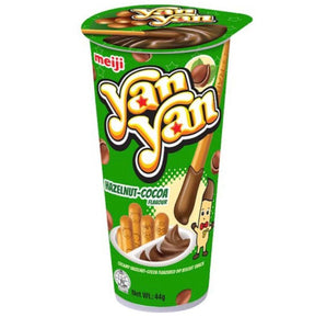 Meiji Yan Yan Hazelnut-Cocoa Flavour Biscuit 50g | Asian Grocery UK