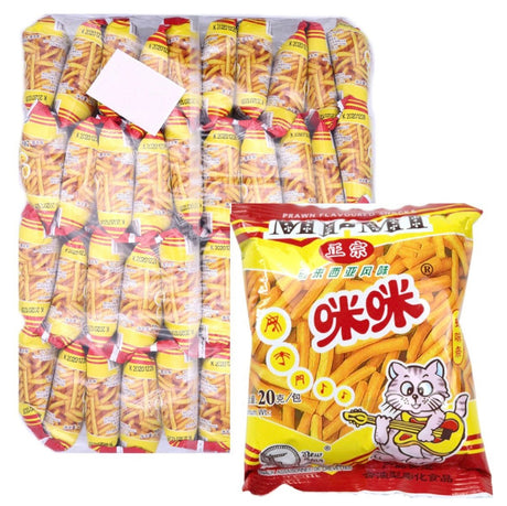 MM Mi - Mi Prawn Flavoured Snacks 40x20g - Asian Online Superstore UK