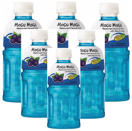 Mogu Mogu Nata De Coco Blackcurrant Flavour 6x320ml - Asian Online Superstore UK