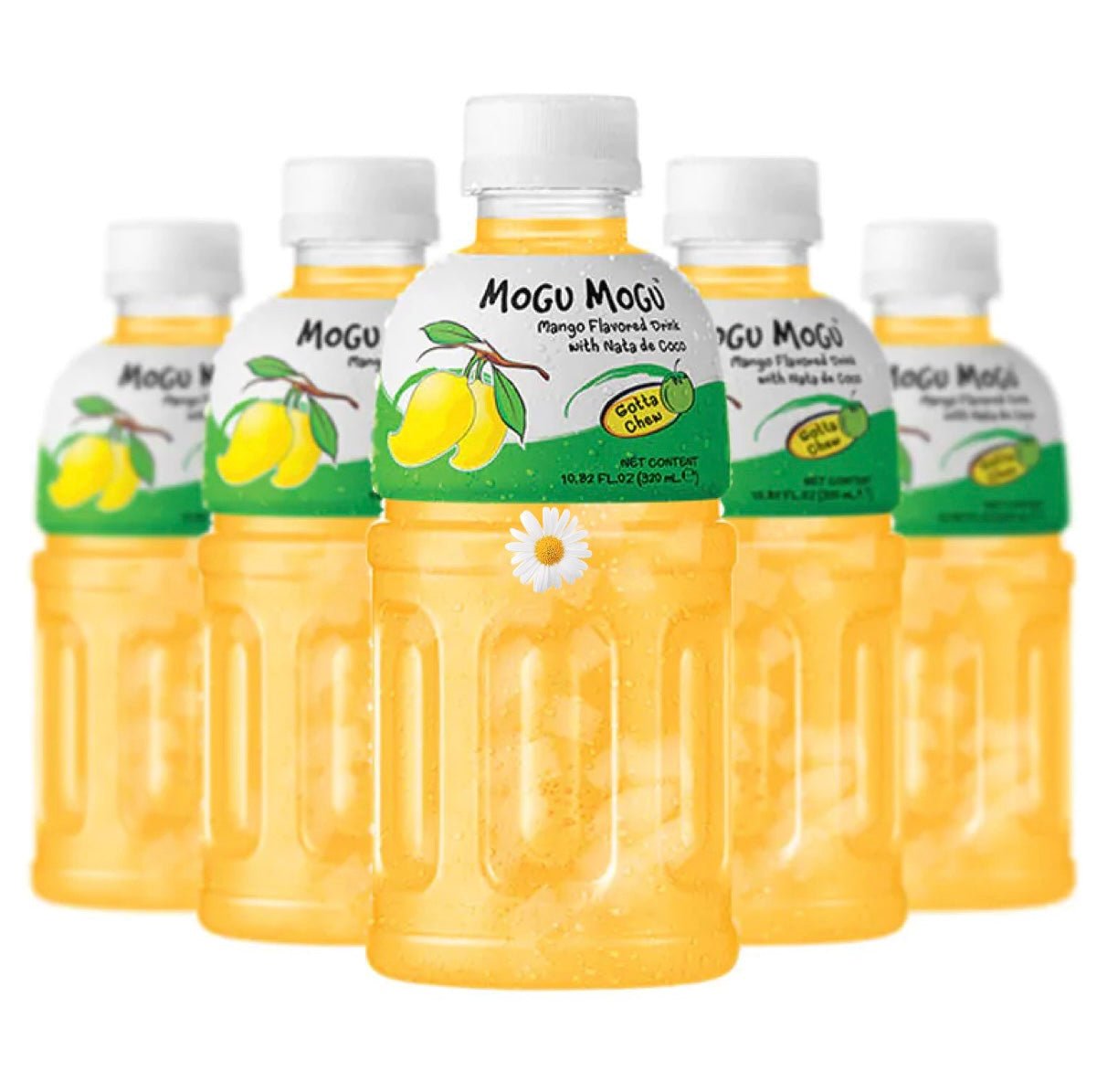 Mogu Mogu Nata De Coco Mango Flavour 6x320ml - Asian Online Superstore UK