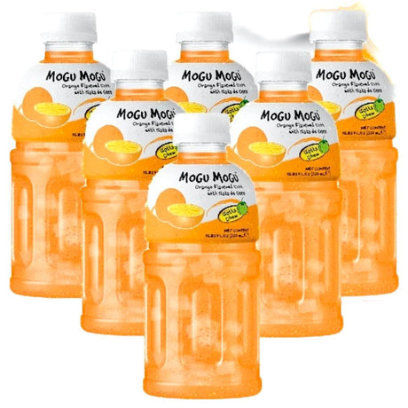 Mogu Mogu Nata De Coco Orange Flavour 6x320ml - Asian Online Superstore UK