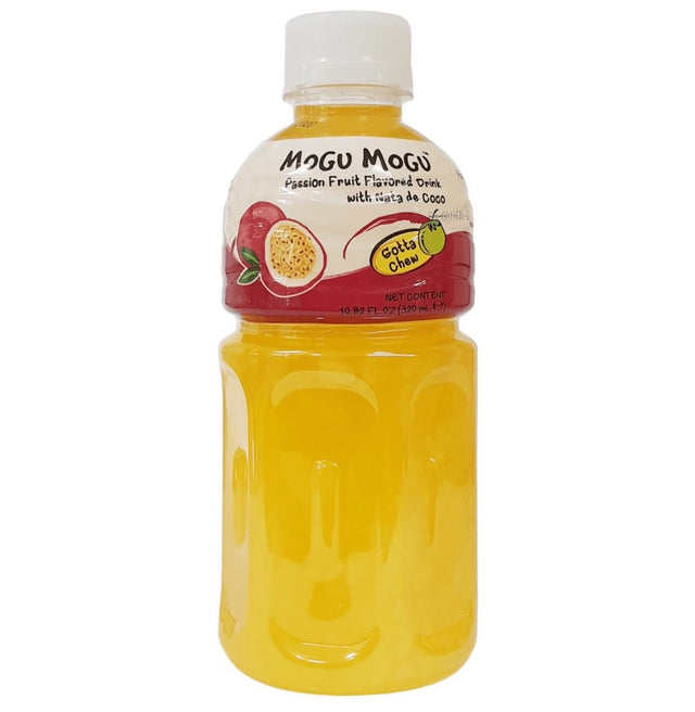 Mogu Mogu Nata De Coco Pasion Fruit Flavour 320ml - Asian Online Superstore UK