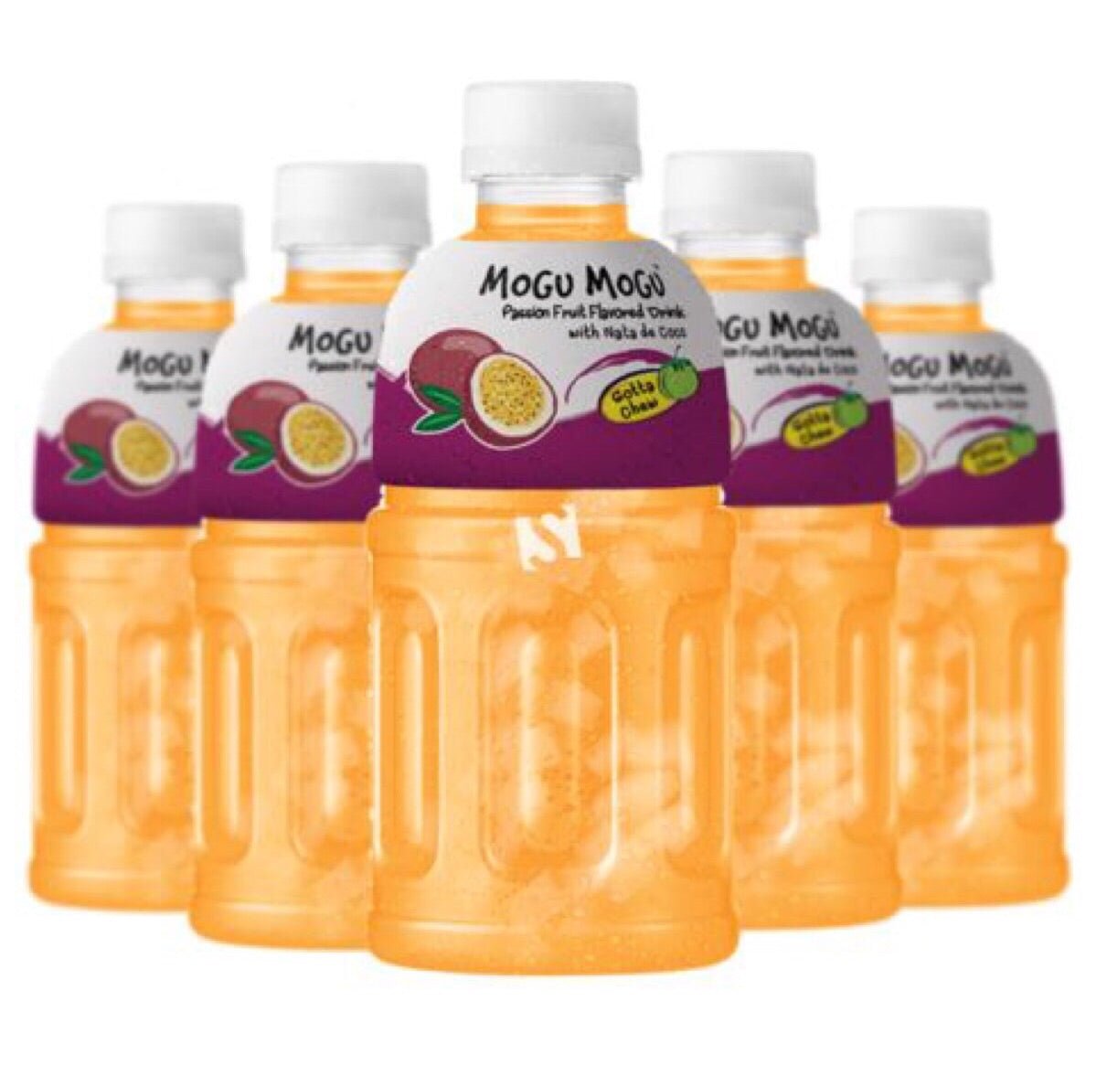 Mogu Mogu Nata De Coco Pasion Fruit Flavour 6x320ml - Asian Online Superstore UK