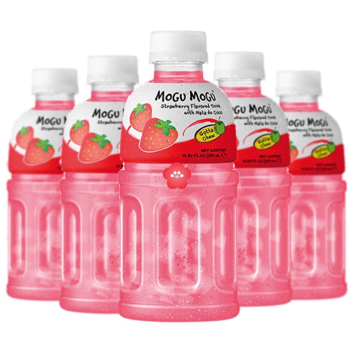 Mogu Mogu Nata De Coco Strawberry Flavour (6x320ml) - Asian Online Superstore UK
