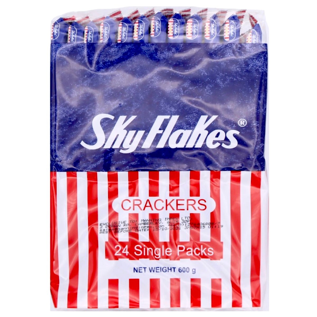 M.Y. San Sky Flakes Crackers Snack Pack (Single Packs) 24x25g - Asian Online Superstore UK