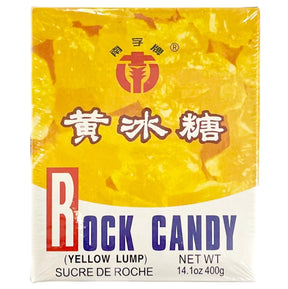 Nan Brand Yellow Rock Candy Sugar (Yellow Lump) 400g | Asian Grocery UK