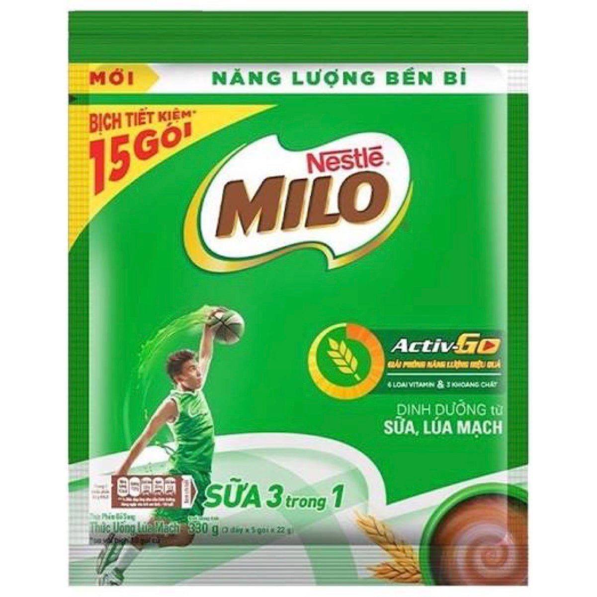 Nestle Milo 3 - 1 Cocoa Base Malt Beverage Powder 330g - Asian Online Superstore UK