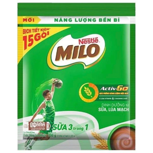 Nestle Milo 3 - 1 Cocoa Base Malt Beverage Powder 330g - Asian Online Superstore UK