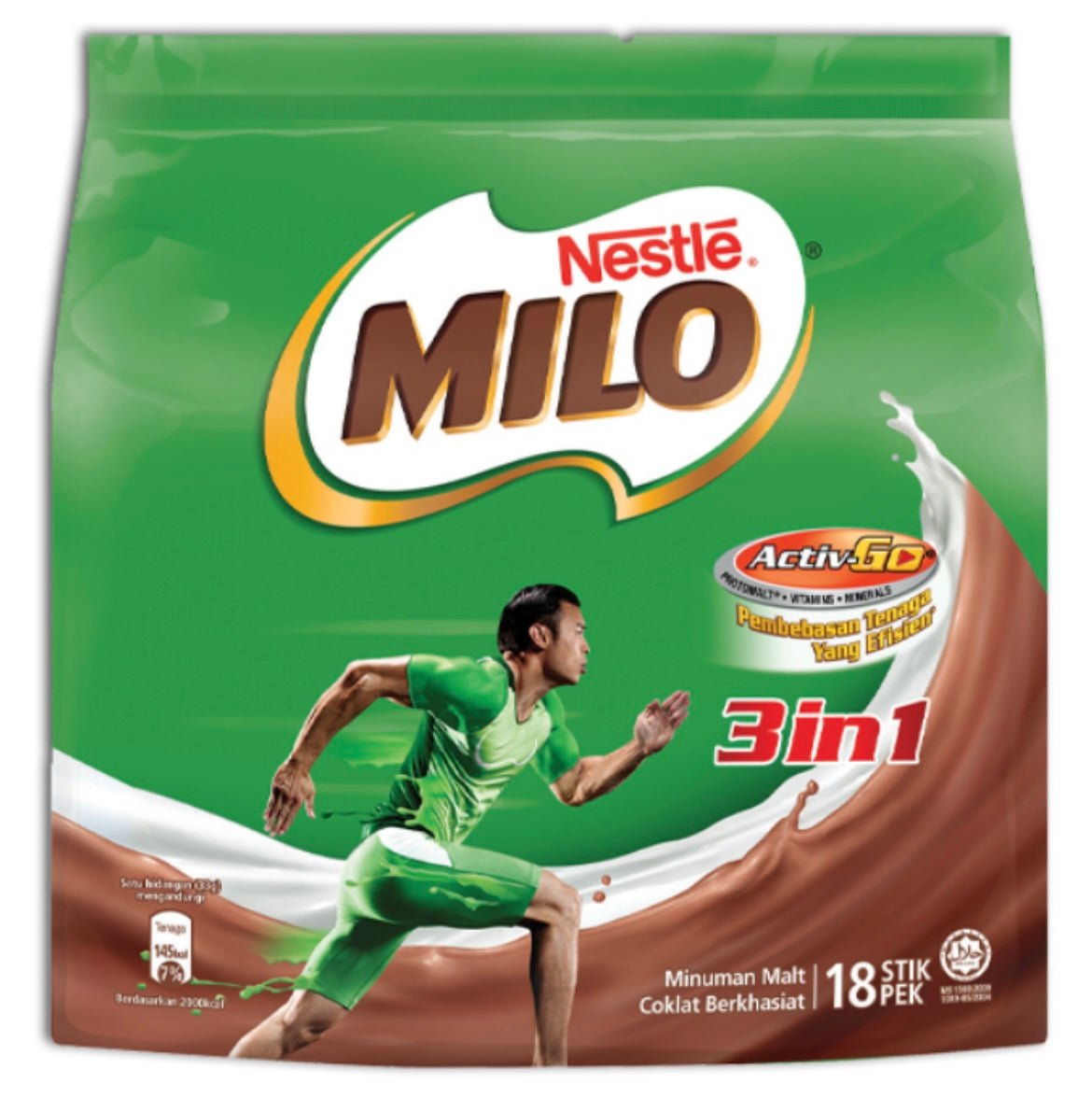 Nestle Milo 3in1 Chocolate Fuze (18x33g Sachet) 594g - Asian Online Superstore UK