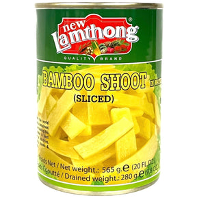 New Lamthong Sliced  Bamboo Shoots In Water 565g | Asian Grocery UK