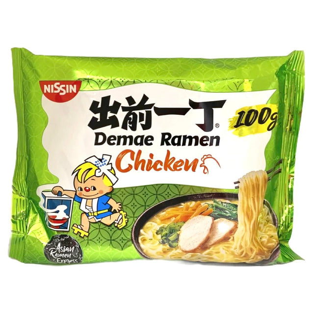 Nissin Demae Ramen Chicken Flavour Instant Noodles (Poulet) 100g - Asian Online Superstore UK
