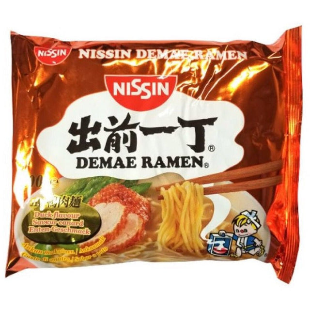 Nissin Demae Ramen Duck Flavour Instant Noodles 100g - Asian Online Superstore UK
