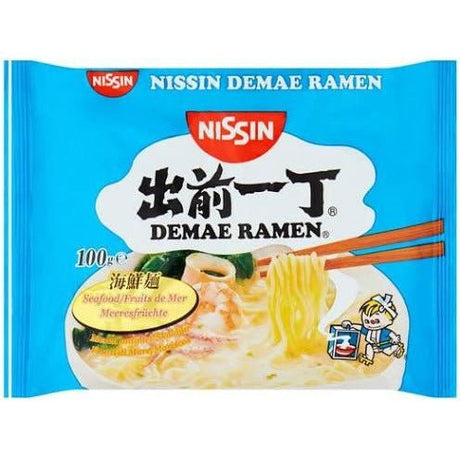 Nissin Demae Ramen Seafood Instant Noodles 100g - Asian Online Superstore UK