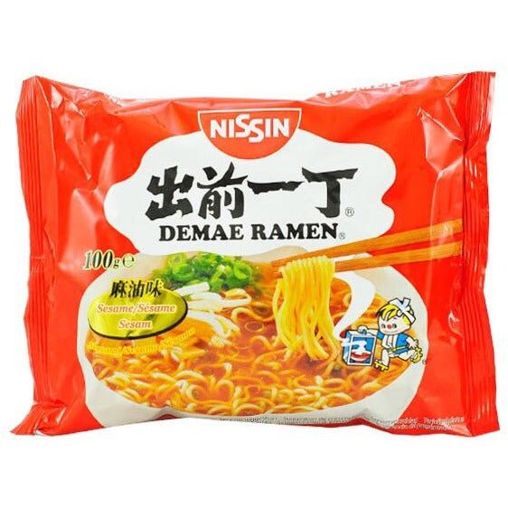 Nissin Demae Ramen Sesame Flavour Instant Noodles 100g - Asian Online Superstore UK