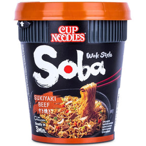 Nissin Soba Cup Sukiyaki Beef 96g | Asian Grocery UK