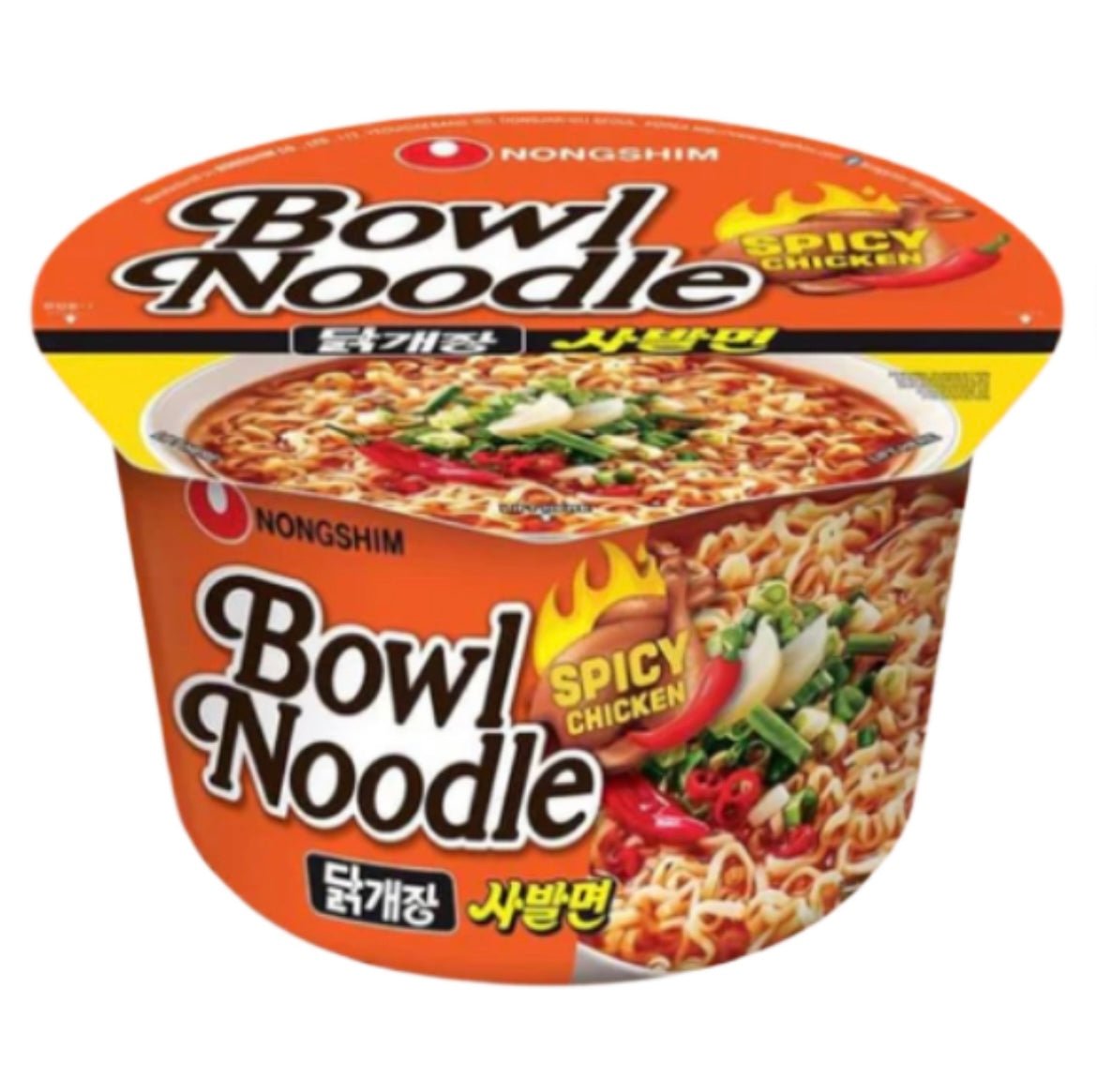 Nongshim Bowl Noodle Soup Spicy Chicken 100g - Asian Online Superstore UK