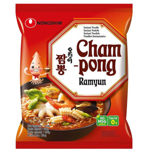 Nongshim Champong Ramyun Instant Noodle 124g | Asian Grocery UK