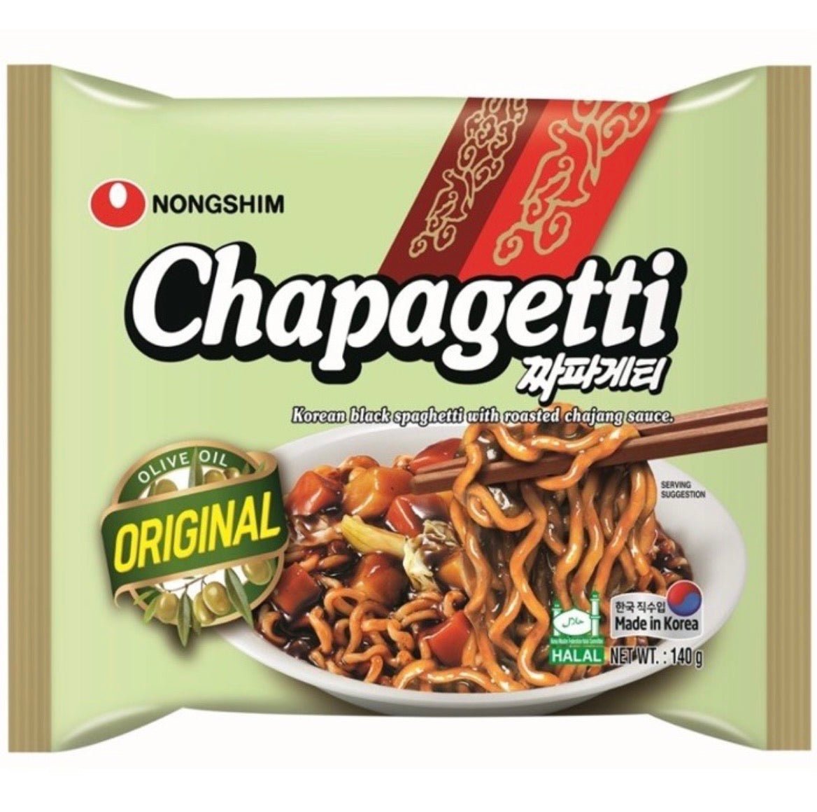 Nongshim Chapaghetti Instant Noodle (Jjajangmyun)140g - Asian Online Superstore UK