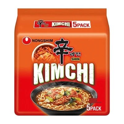 Nongshim Kimchi Ramyun Instant Noodle 5x120g - Asian Online Superstore UK