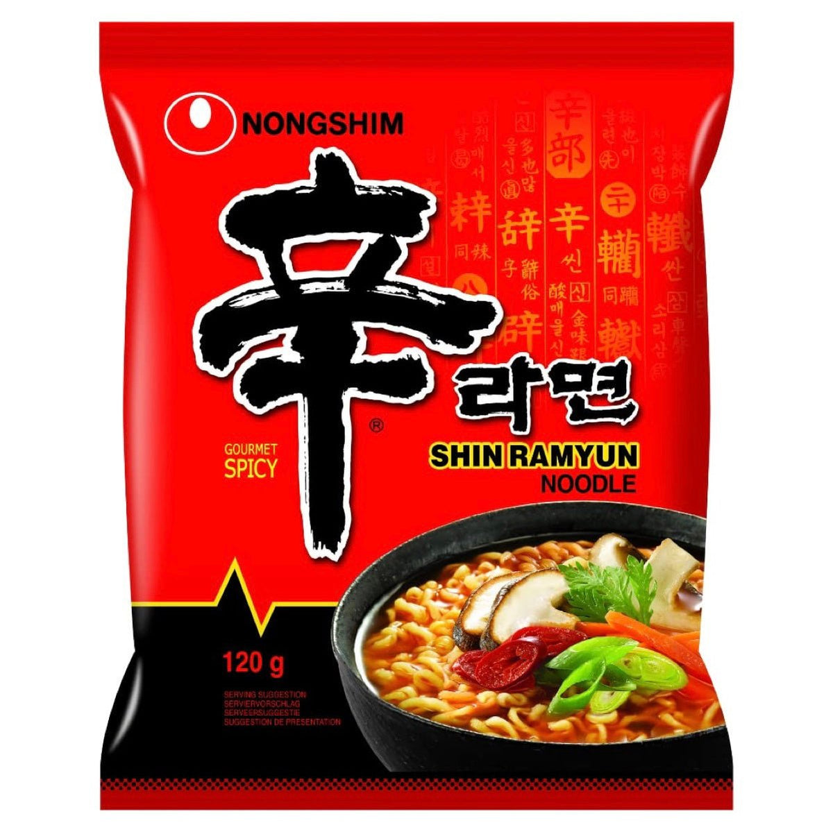 Nongshim Shin Ramyun Instant Noodle 120g | Asian Grocery UK