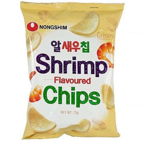 Nongshim Shrimp Flavoured Chips 75g - Asian Online Superstore UK