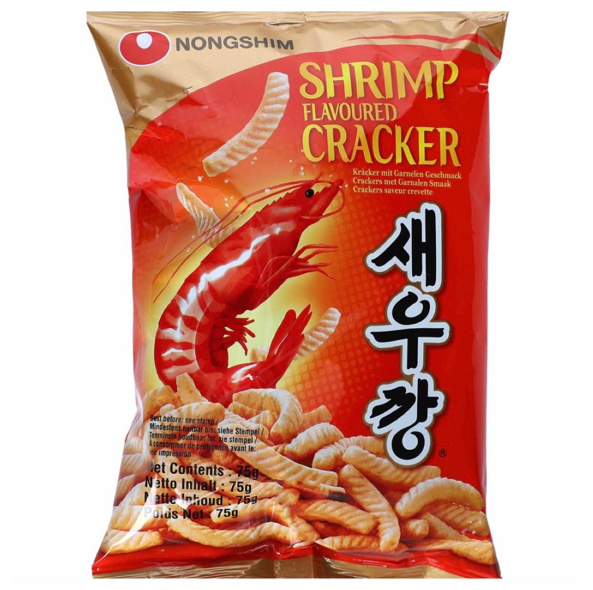 Nongshim Shrimp Flavoured Cracker 75g - Asian Online Superstore UK