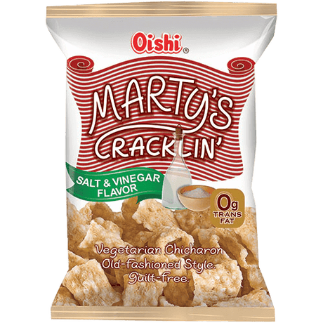 Oishi Marty's Cracklin’ Salt & Vinegar 90g - Asian Online Superstore UK