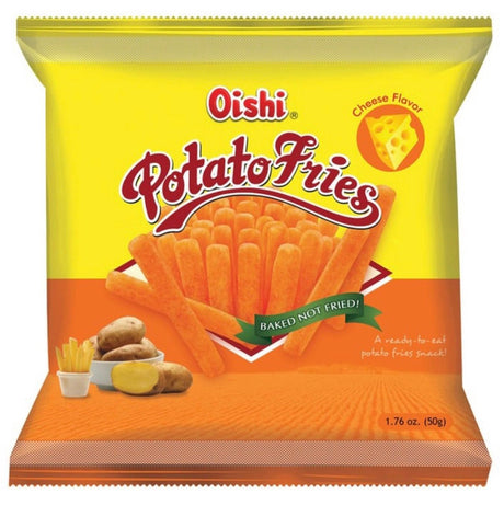Oishi Potato Fries - Cheese 50g - Asian Online Superstore UK