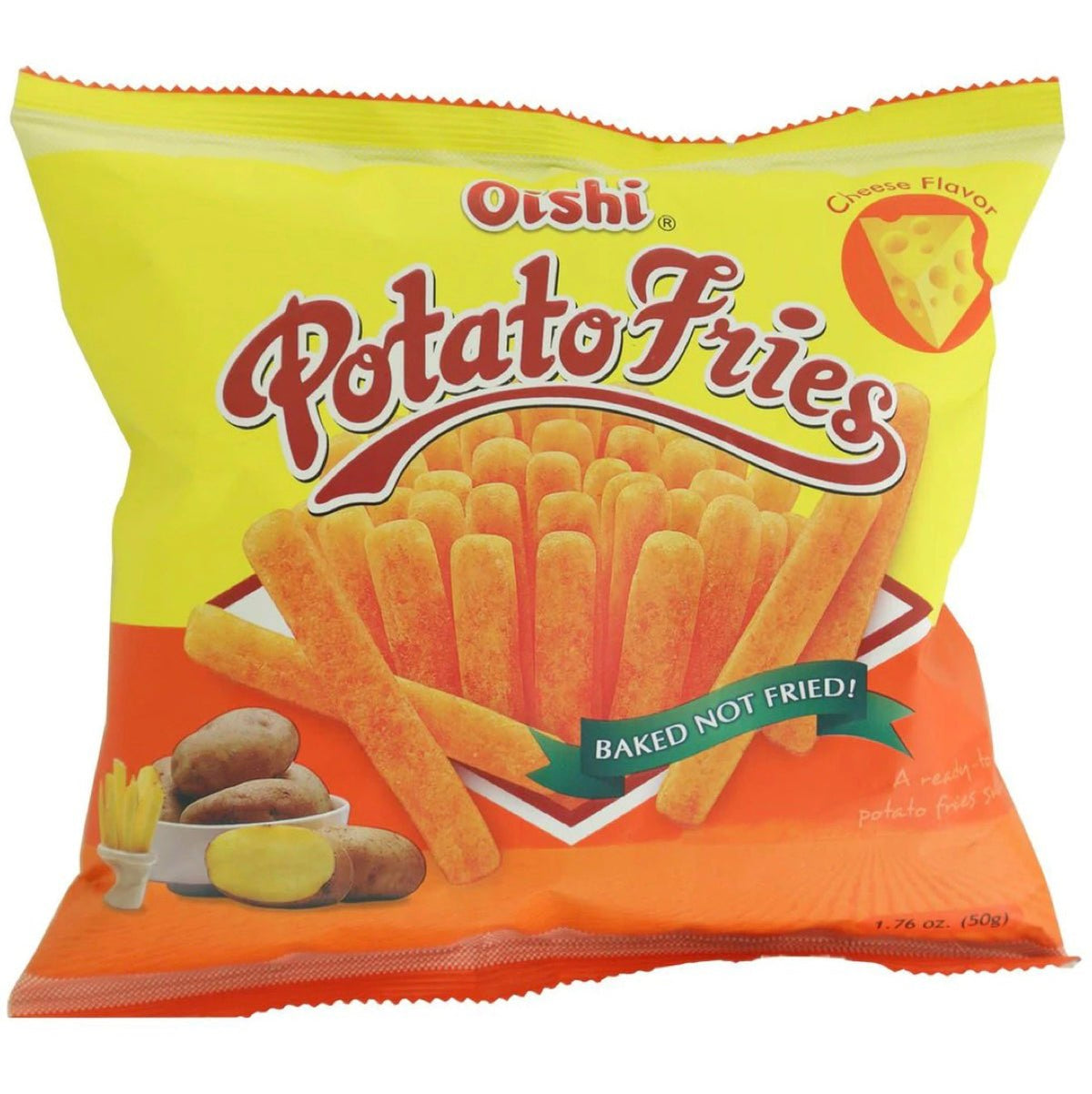 Oishi Potato Fries - Cheese 50g | Asian Grocery UK
