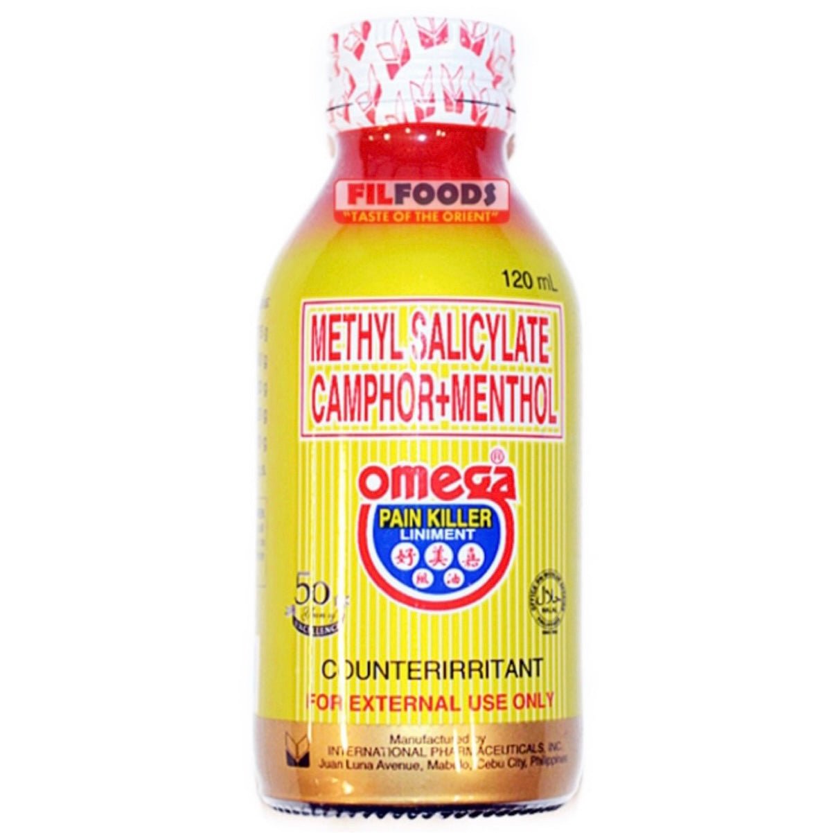 Omega Pain Killer Liniment 120ml - Asian Online Superstore UK