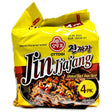 Ottogi Jin Jjajang Ramen Smoked Black Been Flavour (Stir Fried Noodle) 4x135g - Asian Online Superstore UK