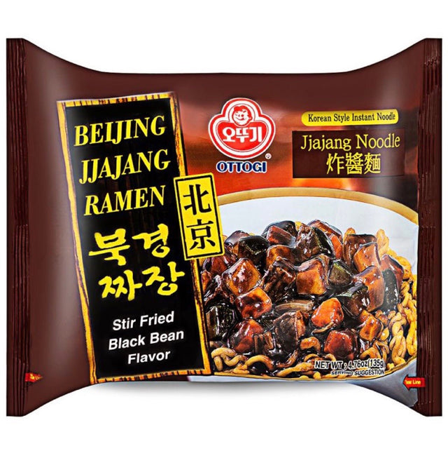 Ottogi Peking Jjajang Ramen / Noodle (Stir Fried Black Bean Flavour) 135g - Asian Online Superstore UK