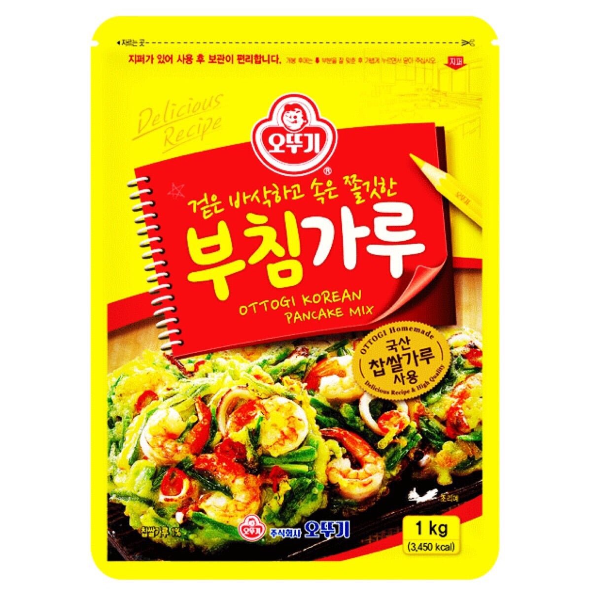 OUTDATED:Ottogi Korean Pancake Mix 1kg(BBD: 17/11/25) - Asian Online Superstore UK