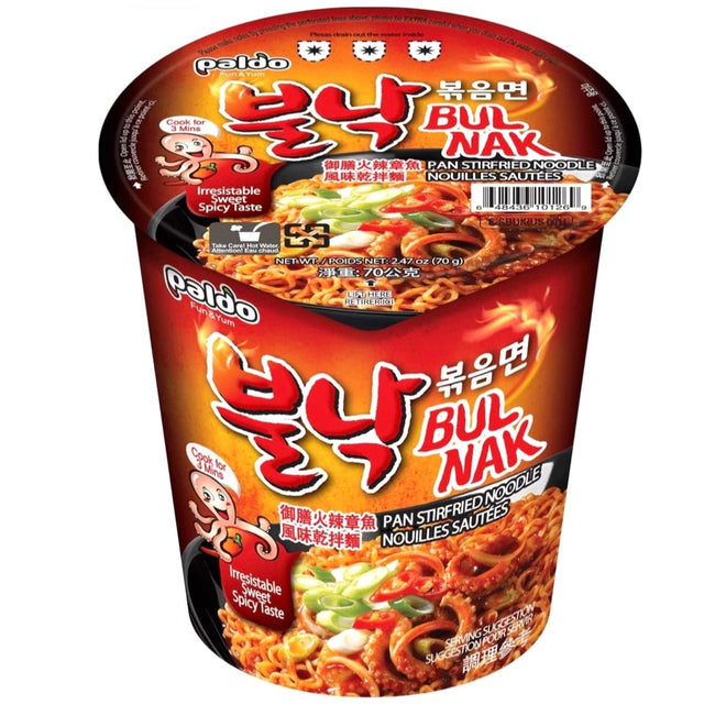 Paldo Bulnak Stir - fried Cup Noodles (Sweet & Spicy) 70g - Asian Online Superstore UK