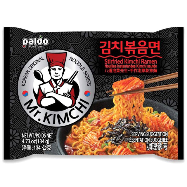 Paldo Mr. Kimchi Stir - fried Ramen Instant Noodles 134g - Asian Online Superstore UK